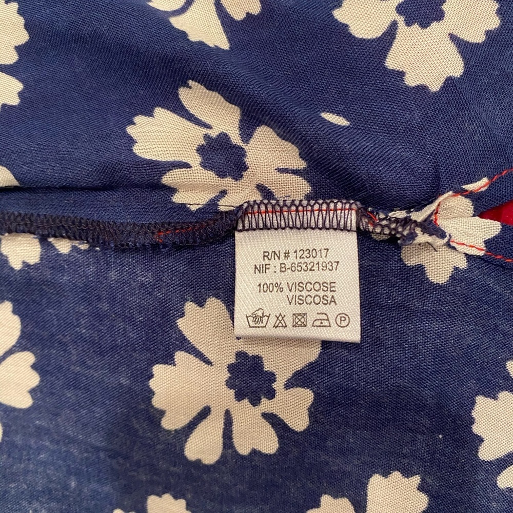 VIVANTE casual printed long sleeve beach resort vacation style coverup/M - Picture 9 of 9